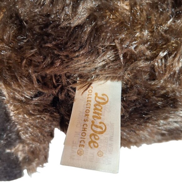 Dan Dee Brown Bulldog Shar Pei Plush Stuffed Animal Large - Picture 6 of 7